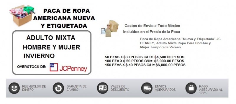 Pacas de hot sale ropa etiquetada
